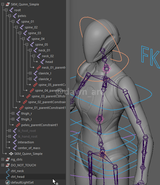 [Maya]Rigging 11 - Neck and Head